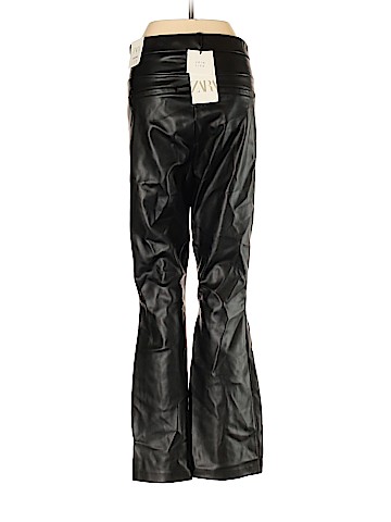 Zara Faux Leather Pants (view 2)