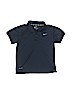 Nike 100% Polyester Blue Short Sleeve Polo Size 6 - 7 - photo 1