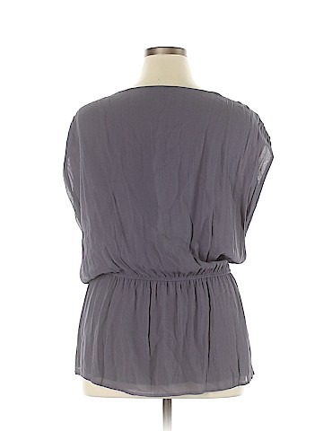 LC Lauren Conrad Short Sleeve Blouse (view 2)