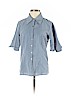 Arizona Jean Company Blue Short Sleeve Button-Down Shirt Size S - photo 1