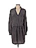 Rebecca Taylor 100% Silk Gray Casual Dress Size 4 - photo 1
