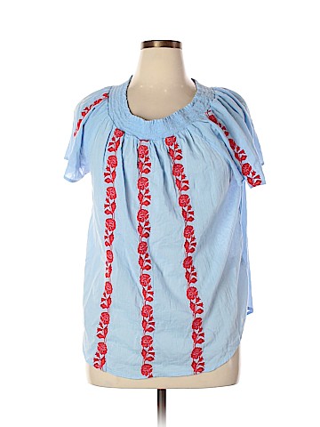 Liz Claiborne Short Sleeve Blouse (view 1)