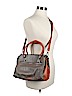 Valentina 100% Leather Gray Leather Satchel One size - photo 2