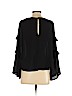 Lush Black Long Sleeve Blouse Size S - photo 2