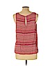 Lucky Brand 100% Rayon Red Sleeveless Blouse Size L - photo 2