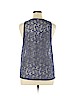 Voler 100% Nylon Blue Sleeveless Blouse Size 14 - photo 2