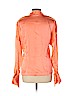 Escada by Margaretha Ley 100% Silk Orange Long Sleeve Silk Top Size EU 42 / US 12 - photo 2