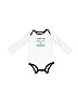 Carter's 100% Cotton White Long Sleeve Onesie 12-18 MO / 18 MO - photo 1