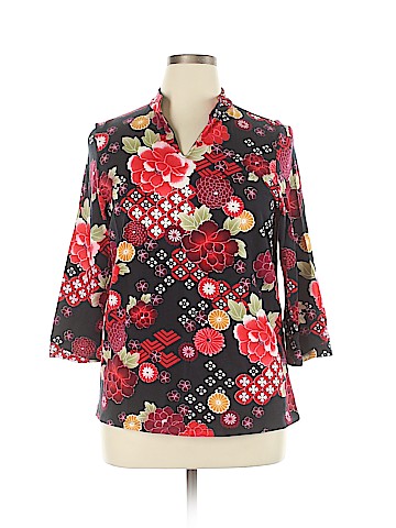 Norm Thompson 3/4 Sleeve Top (view 1)