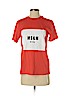 MSGM 100% Cotton Orange Short Sleeve T-Shirt Size S - photo 1