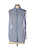 H&M 100% Polyester Blue Sleeveless Blouse Size 10 - photo 1