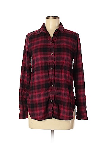 American Eagle Outfitters Long Sleeve Button-Down Shirt (view 1)