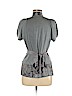 BCBGMAXAZRIA Gray Short Sleeve Top Size M - photo 2
