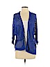 Say What? 100% Acrylic Blue Cardigan Size S - photo 1