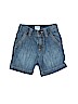 Old Navy 100% Cotton Solid Blue Denim Shorts Size 18-24 mo - photo 1
