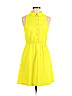 Charlotte Russe 100% Polyester Yellow Casual Dress Size M - photo 1
