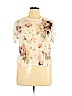 Amante. Ivory Short Sleeve Blouse Size 2X - photo 1