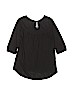 Old Navy Black 3/4 Sleeve Top Size 10 - 12 - photo 2