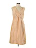 Doncaster 100% Silk Orange Cocktail Dress Size 12 - photo 1