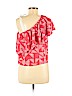 Splendid 100% Rayon Red Short Sleeve Blouse Size M - photo 2