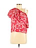 Splendid 100% Rayon Red Short Sleeve Blouse Size M - photo 1