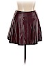Lulu's Burgundy Faux Leather Skirt Size XL - photo 1