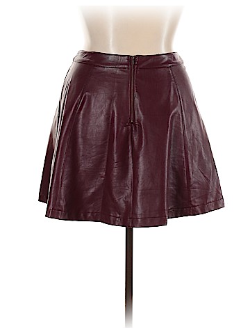 Lulu's Faux Leather Skirt (view 2)