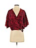 The Kooples Sport Red Short Sleeve Blouse Size Sm (2) - photo 1