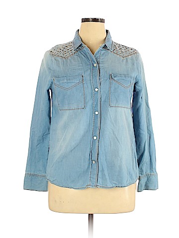 Mudd Long Sleeve Button-Down Shirt (view 1)