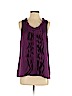 Ann Taylor LOFT 100% Polyester Purple Sleeveless Blouse Size S (petite) - photo 1