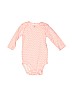 Carter's 100% Cotton Pink Long Sleeve Onesie 0-3 MO / 3 MO - photo 1