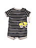 Carter's 100% Cotton Stripes Blue Short Sleeve Outfit 3-6 MO / 6 MO - photo 1