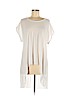 Topshop White Short Sleeve Top Size 8 - photo 1