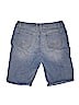 St. John's Bay Blue Denim Shorts Size 14 - photo 2