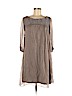 H Trend 100% Silk Gray Casual Dress Size M - photo 1