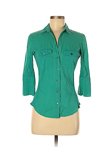 James Perse 3/4 Sleeve Button-Down Shirt (view 1)