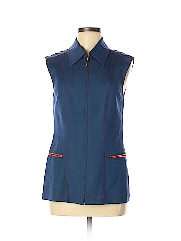 Escada Denim Vest (view 1)