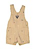 OshKosh B'gosh 100% Cotton Tan Overalls Size 2T - photo 2