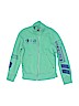 Diesel 100% Cotton Print Green Jacket Size S (youth) - photo 1