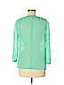 Tory Burch Teal 3/4 Sleeve Blouse Size 4 - photo 2