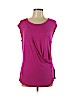 Ellen Tracy Pink Short Sleeve Top Size L - photo 1