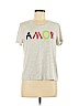 Aerie 100% Cotton Gray Short Sleeve T-Shirt Size L - photo 1