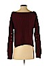 Charlotte Russe 100% Acrylic Burgundy Pullover Sweater Size S - photo 2