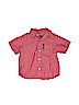 Ben Sherman 100% Cotton Red Short Sleeve Button-Down Shirt 9-12 MO / 12 MO - photo 1