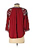 Ann Taylor LOFT 100% Rayon Red 3/4 Sleeve Blouse Size XS (petite) - photo 2