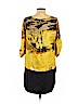 BCBGMAXAZRIA 100% Silk Yellow Casual Dress Size L - photo 2