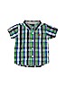 U.S. Polo Assn. 100% Cotton Blue Short Sleeve Button-Down Shirt Size 2T - photo 1