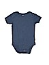 Carter's 100% Cotton Blue Short Sleeve Onesie 9-12 MO / 12 MO - photo 1