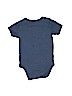 Carter's 100% Cotton Blue Short Sleeve Onesie 9-12 MO / 12 MO - photo 2