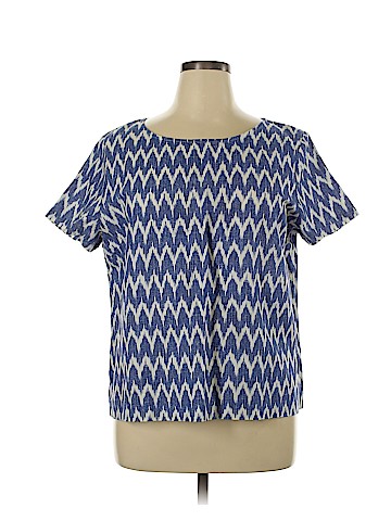 J. Crew Factory Store Short Sleeve Blouse (view 1)